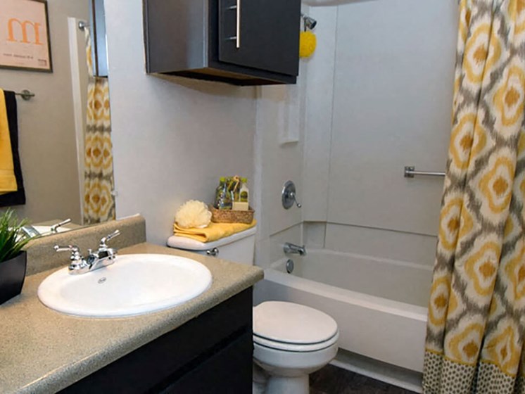 bathroom at Acadian Point apartments